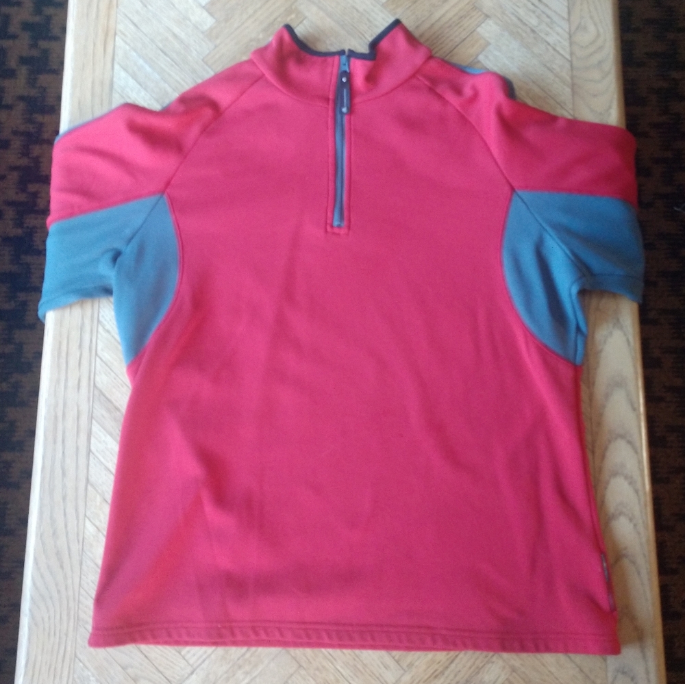 Stormtech Performance Jacket XL 93% Nylon Red/Gray